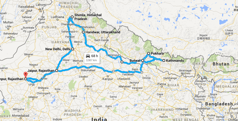 Jodhpur, Rajasthan to Jodhpur, Rajasthan - Google Maps